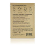Orgaid Greek yogurt & Nourishing Organic Sheet Mask 有機希臘乳酪營養⾯膜 (4⽚)
